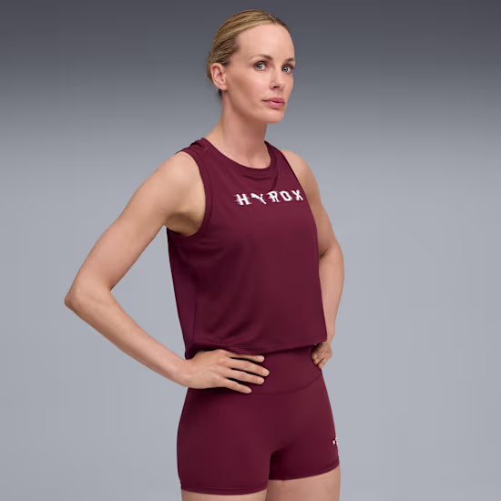 PUMA x HYROX CLOUDSPUN ThermoAdapt korte tanktop voor dames